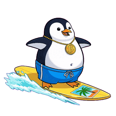 Penguin Surfing